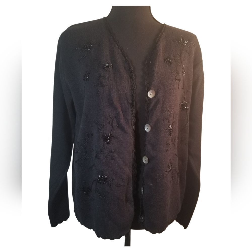 Epogee Sequin Cardigan Sweater. C1